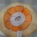 ANWA Adjustable Cat Cone Collar Soft, Cute Cat Donut Collar After Surgery, Kitten Recovery Cones to Stop Licking (Small, Orange)