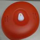 Joie Doodle Doo Microwave Lid, Vented Splatter Cover for Even Cooking, 10-Inch Guard Fits Over Plates to Keep Kitchen Appliance Clean, BPA-Free, Cute Rooster Design, Red