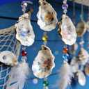 60Pcs 3"-4" Oyster Shells for Crafts Natural Large Oyster Shells for DIY Crafting, Home Vase Filler, Xmas Ornaments, Bulk Sea Shells for Chicken