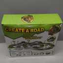 Dinosaur Toys, Create A Dinosaur World Road Race,Flexible Track Playset and 2 pcs Cool Dinosaur car for 3 4 5 6 Year & Up Old boy Girls Best Gift (Green)