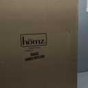 HOMZ 2-Pack Under Bed Storage, Clear Plastic Containers with Lids, 60 Quart, Blue Latch - Stackable Underbed Organizer Bins for Shoes, Bags, Clothes, and Towels