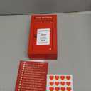 JULEASEL Romantic Love Postbox with 50 Mini Love Notes and Envelopes, Valentines Day Gifts for Him, Cute Valentines Gift for Husband Boyfriend, Vday LoveLetter, Long Distance Relationship Gifts