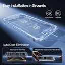 SMARTDEVIL Privacy Screen Protector for iPhone 15 Pro 2 Pack Private Tempered Glass + 2 Pack Camera Lens Protector,28Anti Spy, Bubble Free, Auto-Dust Removal