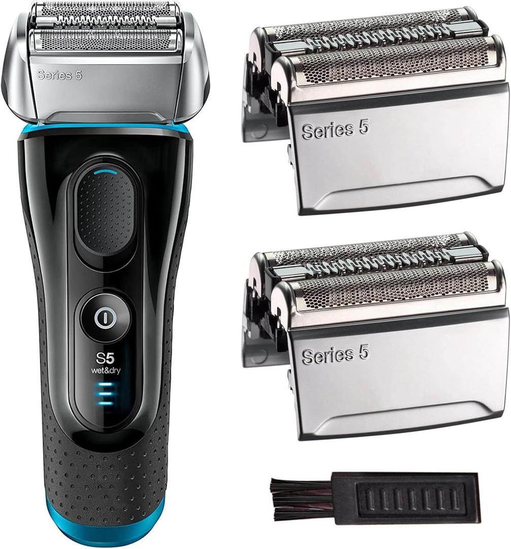 Series 5 Replacement Head 52S for Braun Electric Shaver, S5 Wet and Dry Replacement Head Compatible with Braun 5 Series Foil and Cutter 5190cc 5090 5020 (2 Count)