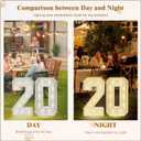 Marquee Light Up Numbers: 3FT Large Decorative Letters Signs for Party Decorations Baby Shower Birthday Wedding Engagement Anniversary, 3 Feet Tall Pre-Cut DIY Foamboard Number 5 - Easy to Assemble