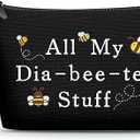 Diabetic Medicine Pouch - Cute Travel Cosmetic Bag, Best Supplies for Diabetics Idea