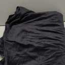 WARMDERN Black Flannel Velvet Duvet Cover Queen Size Duvet Cover Bedding Sets, 3pcs Ultra Soft Luxury Textured Modern Crystal Velvet Duvet Covers with Zipper Closure (Black, Queen)