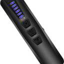 AI Hidden Camera Detector, Anti-Spy Camera Finder RF Signal & WiFi Scanner Hidden Devices Detector for GPS Trackers, 4 Modes for Hotel, Bathroom, Office, Car Travel Security (Black)
