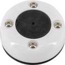 SEAVIEW | Round Cable Gland | Stainless Steel | Marine Grade Waterproof Cable Seal (Large - 27.5mm/1.08", White Powder Coated Stainless Steel)