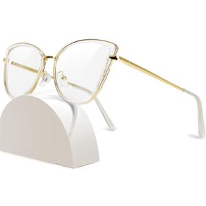 Blue Light Glasses, Stylish Anti Blue Light Blocking Glasses for Computer Reading, Gaming, TV, Phones (Transparent)