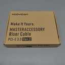 PCIE 3.0 X16 Extension Cable, PCI-E 16x Extreme High Speed Riser Cable, Extension Card Adapter Riser Card-Right Angle Connector 20CM