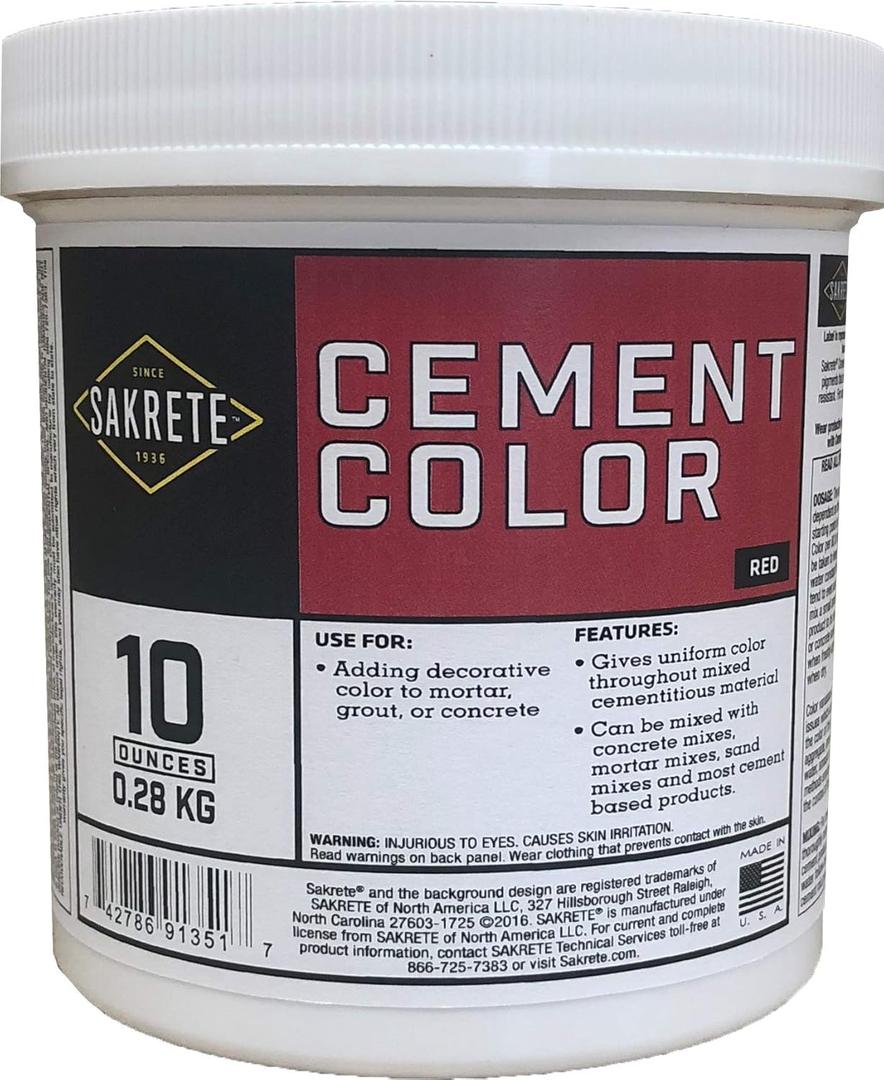 Sakrete Cement Color (10 Ounce) (Red)