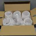 Krosno Water Juice Drinking Glasses, Set of 6, 12.9 oz, Avant-Garde Collection, Crystal Glass, Lightweight Everyday Drinking Glasses, Multi-Purpose, Dishwasher Safe, Made in Europe