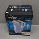 ZeroWater 10-Cup Round 5-Stage Water Filter Pitcher Dispenser with 5-Stage 0 TDS Zero Water Filter  IAPMO Certified to Reduce Metals, Chlorine, Lead, Chromium, and Forever Chemicals PFOA/PFOS