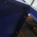 Greenvelly Storage Locker for Employee, Office, Metal Gym Locker with 3 Door, Steel Blue Locker Cabinet Organization for School, Free Standing