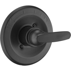 Shower Trim Kit Compatible with Delta 13/14 Series, Shower Cover Plate with Handle (Valve& Catridge Not Inclued) (Matte Black)