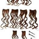 Hairdo 8 Piece Wavy Hair Extension Kit, Ginger Brown, 18 Inch by Hairuwear