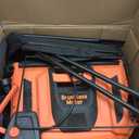TIECTOWN 14-Inch 13.5 Amp 2-in-1 Electric Dethatcher and Scarifier with 11.5-Gallon Collection Bag, Lawn Dethatcher with 5-Position Depth Adjustment, Blade Replacement Without Tool - Orange