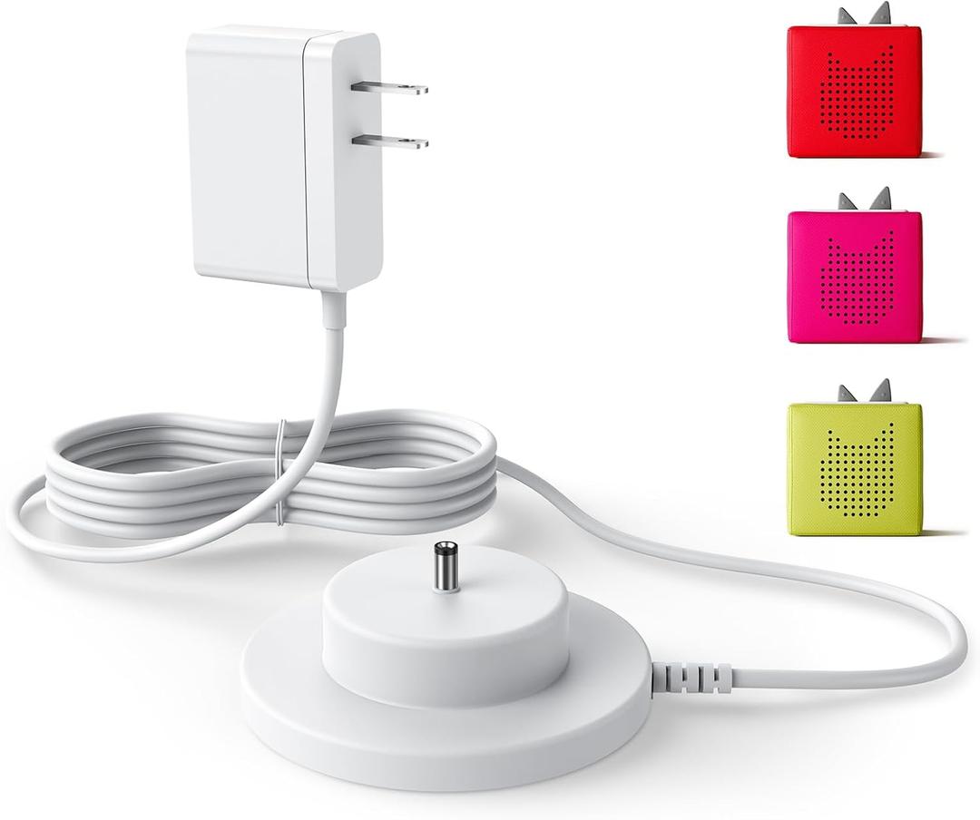 Charger for Tonies, Compatible with TonieBox Audio Player Power Supply Adapter, for Tonie Box Replacement Original Charging Base Station Power Cord