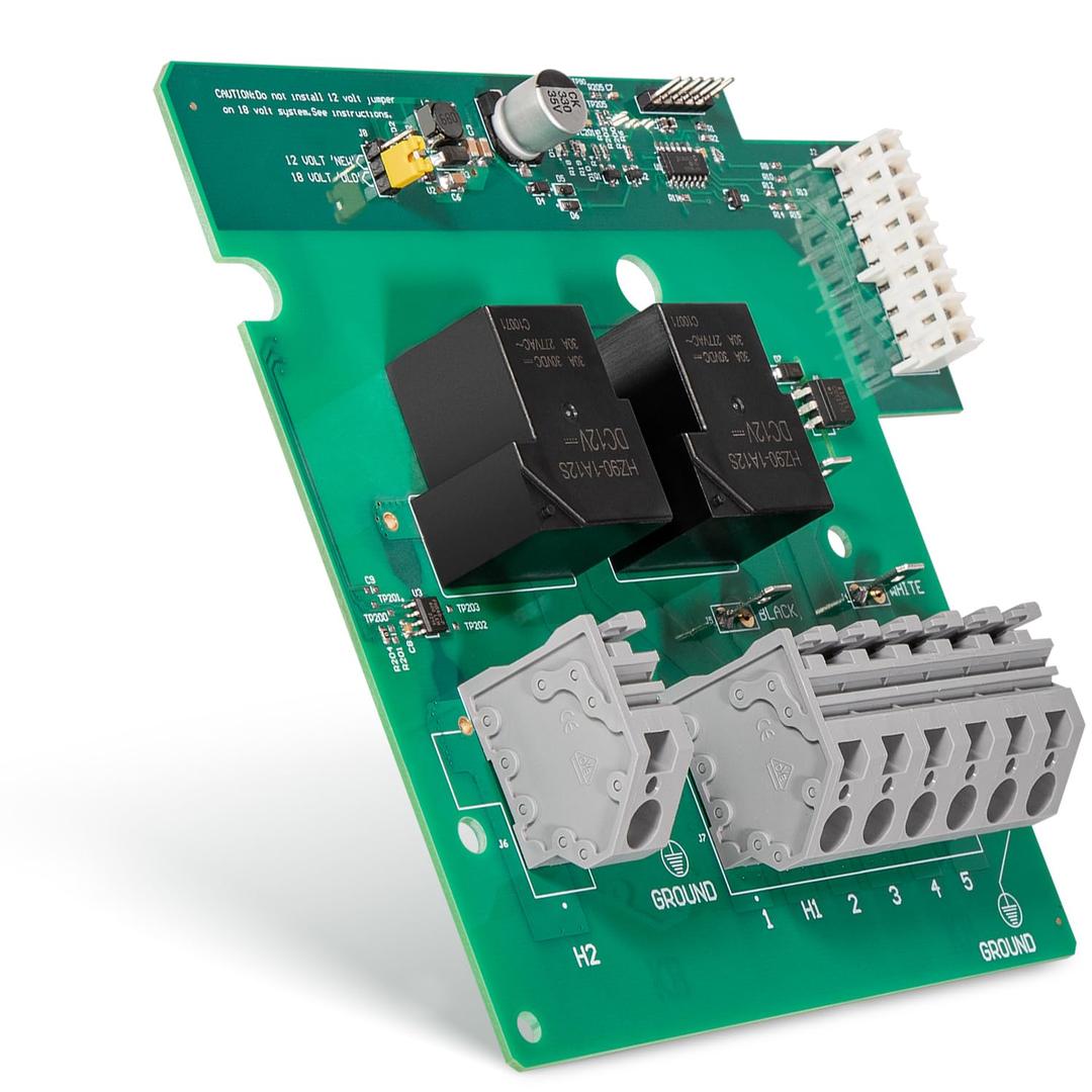 77119 Heater Relay Board for IQ2020 of Watkins Control Box 2001-2009, Includes Power Jumpers and Screws, Replaces 74618 73577