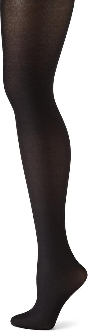 Danskin Women's Shimmery Footed Tight (B, Black)