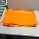 BANGIE 22" Silicone Griddle Mat for Blackstone Accessories - Anti-Warping & UV-Resistant Cover for Tabletop Portable Flat Top Grill, Blocks Condensation Rust (Orange) (21.8" x 15.7" x 1")