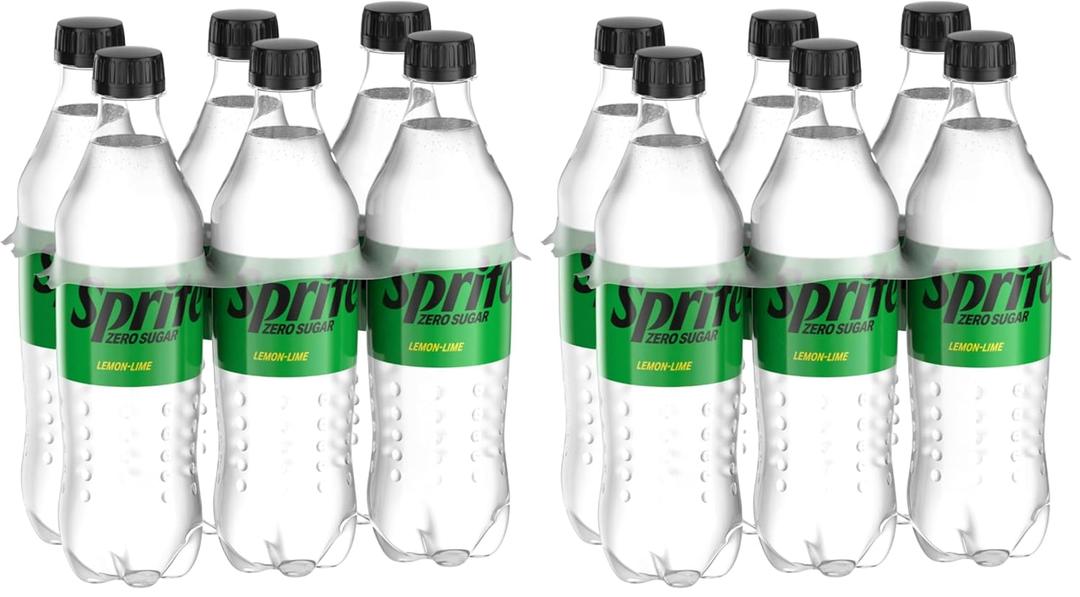 Sprite Lemon Lime Zero Sugar Soda | Diet | 16.9 fl oz | 12 Pack, Best By 03/09/2026