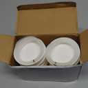 AOZITA Wide Mouth Mason Jar Lids, 16 Pack for Ball, Kerr and More - White Plastic Storage Caps for Mason/Canning Jars - Leak-Proof - Dishwasher Safe & Food Grade