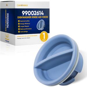 Canamax [Upgraded 2025] 99002614 Dishwasher Rinse Aid Knob - Compatible with Maytag Jenn-Air Dishwashers - Replaces AP6014449 WP99002614 PS11747688
