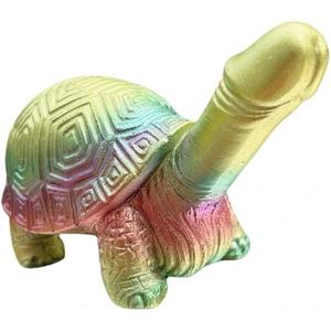 Funny Turtle Penis Resin Figurine Evil Penis Turtle Outdoor Statue Funny Spoof Turtles Lawn Decor Turtles Statue Strange Gift Parody Courtyard Decor Sculpture