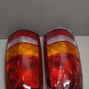 Tail Lights Assembly compatible with 1999-2002 Chevy Silverado 99-06 GMC Sierra 1500 2500 3500 1500 HD 2500HD Taillights Rear Brake Lamp, Red Lens