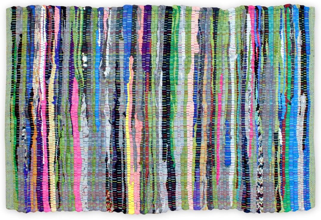 DII Chindi Home Collection Handwoven Multicolor Area Rag Run, 4x6 (Various Colors)