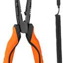 Fishing Pliers,Carbon Steel with Corrosion Resistant Coated Fishing Tools,Multitool for Saltwater