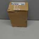 Coolnews Matte Black Door Knob Glass Door Knobs Interior Privacy Door Knobs with Lock for Bathroom and Bedroom Vintage Crystal Door Knobs