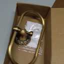 Flybath Oval Towel Ring Antique Brass Exquisite Pattern Carving Hanger Hand Towel Holder for Bathroom Kitchen Accessories Wall Mounted, Brushed Bronze