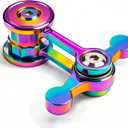 ATESSON Metal Fidget Spinner 3 Ways to Play with 2 Stainless Steel Bearing High-Speed Spinning for Stress Relief Anxiety ADHD Boredom Fidget Spinners Toy for Adults Kids