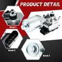 Nakkaa Front Windshield Wiper Motor Compatible with Jetta 20052014 GTI 20062014 Eos 20072016 Golf 20102014 Rabbit 20062009 R32 2008 1K1955119E 3C1955119 1Q1955119C
