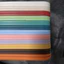 10 Pack Plastic Art Craft Trays, Multicolor Activity Sensory Puzzle Sorting Trays for DIY Projects Beads Jewelry, Stackable Food Serving Platters Home Restaurant Organizer Party Supply 12x9in