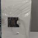 U-QE 25 Count Oval White Plastic Plates - 13.4 inch Large Disposable Plates Heavy Duty, Ideal for Party, BBQ, Picnic and Weddings