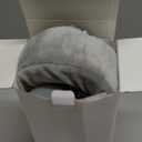 Travel Pillow for Airplane-2 Pack Memory Foam Neck Pillows, Soft Support Travel Essentials for Travelling, Sleeping Rest, Car, Train and Home Use(Grey&Blue)