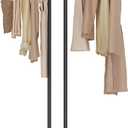 Metal Coat Rack Freestanding, Coat Hanger Stand with Rock Slab Base, Sturdy Clothes Rack, Modern Garment Rack, for Bedroom, Hallway, Entryway, 70.9 Inches High, Black, GYJ201B