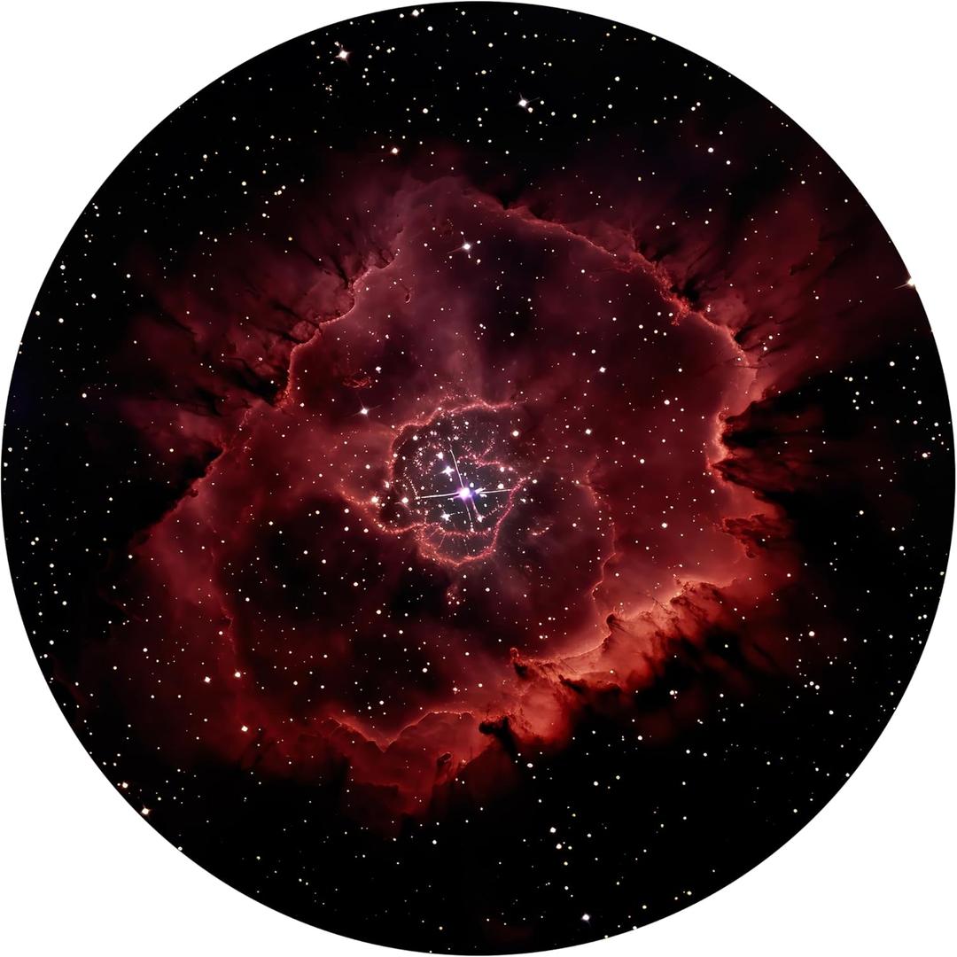 Orzorz Slide Discs Galaxy Night Light Plus Home Planetarium Projector (Work Star Projector Plus) (Rosette Nebula) (Colorful, rosette nebula)