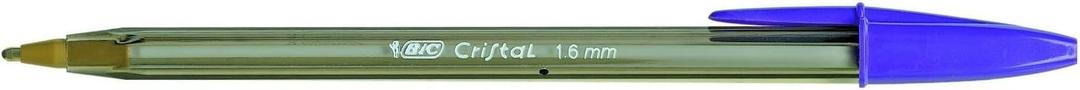Bic Cristal Fun Ballpoint Pens With Wide Tip (1.6mm) Pens For Colourful Writing In Assorted Colours, Box of 20