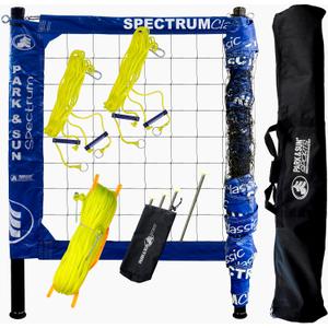 Park & Sun Sports Spectrum Classic: Adjustable Professional Outdoor Volleyball Net System, 32' L X 3' H Net With a 60' L X 30' W Boundary