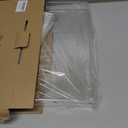 12"x16" Clear Acrylic Serving Tray with Golden Handles, Sturdy Huge Capacity Acrylic Tray for Coffee, Juice, Kitchen and Desk Organizer, Storage Tray (12"x16")