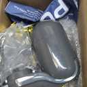 PUR Plus Vertical Faucet-Mount Water Filtration System, Lead-Reducing Filter, Easy Installation, 100-Gallon Capacity, Compatible with External Aerators, Grey