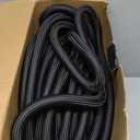 Garden Hose 100FT Non-Expanding, Lightweight Hose With 10-Function Nozzle, Leak-Proof No-Knot, Easy to Carry, Wear-Resistant, Sturdy 3/4GHT Flexible Water Hose for Outdoor (Black with Nozzle)
