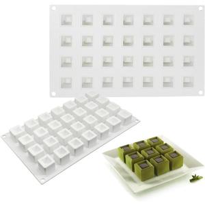 Epoxy Resin DIY Ice Cube Mold - 28 Grid Square Silicone Mold (11.8 x 7 x 1 inch)