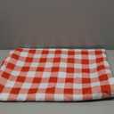 Waterproof Checkered Tablecloth Fabric - Rectangle 58x84 Inch Classic Gingham Buffalo Plaid Table Cloth for Indoor/Outdoor Use - Washable Table Cover for Kitchen, BBQs, and Parties