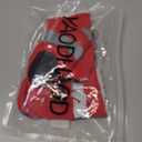 YAODHAOD Dog Shoes for Winter, Dog Boots & Paw Protectors, Fleece Warm Snow Booties for Puppy with Reflective Strip Anti-Slip Rubber Sole for Small Medium Size Dogs,Size 5: 1.9"x1.5" (L*W),Red